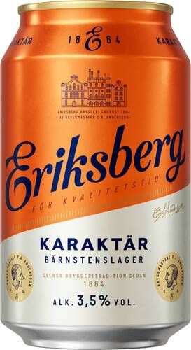 Eriksberg karaktär 3,5%, burk, 33 cl