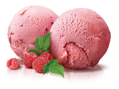 Hallonsorbet, 5 l