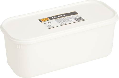 Lakrits gräddglass, 5 l
