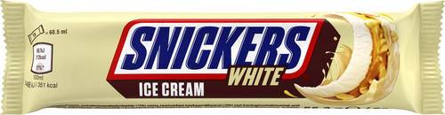 Mars Snickers White glass, 60,5 ml
