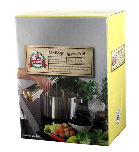 Matlagningsvin vitt, 5 l