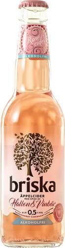 Briska Cider Rosé alkoholfri 0,5%, 33 cl