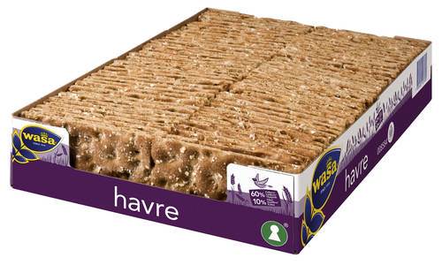 Wasa Havreknäcke S, 1280 g