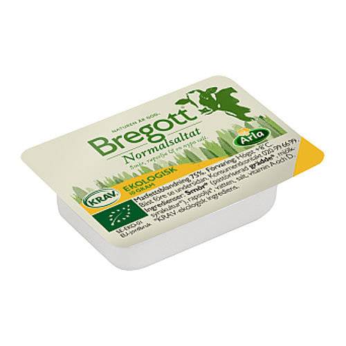 Bregott normalsaltat, portion, ekologisk, 300 x 10 g