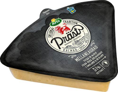 Prästost 31%, mellanlagrad, 1,6 kg