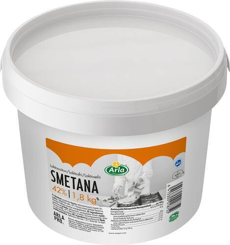 Smetana 42 %, laktosfri, 1,8 kg