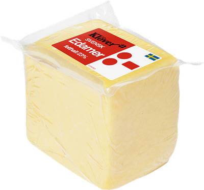 Edamer 23%, ost, ca 1,2 kg