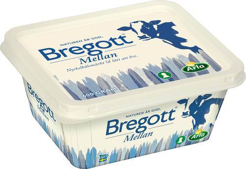 Bregott Mellan Smör & Rapsolja, 600 g