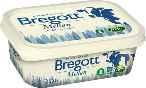 Bregott Mellan smör & raps, 250 g