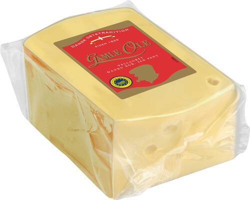 Gamle ole, lagrad, danbo ost, ca 500 g