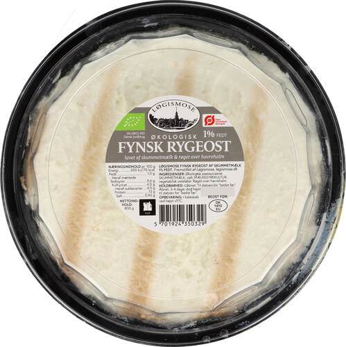 Rökt ost av skummjölk, 1% fett, ekologisk, 800 g