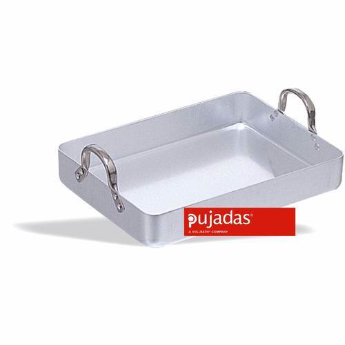 Bakplåt 40 x 30 x H 6,5 cm, aluminium, utan beläggning
