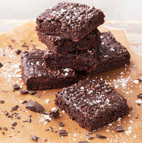 Brownie Havssalt, glutenfri, laktosfri, vegansk, 20 x 65 g