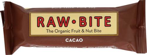 Rawbite, Raw cacao, ekologisk, 50 g
