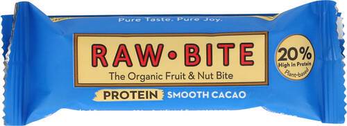 Rawbite Protein Smooth Cacao, ekologisk, 45 g