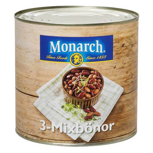 3-Mixbönor, 2,6 kg (avrunnen vikt 1,5 kg)