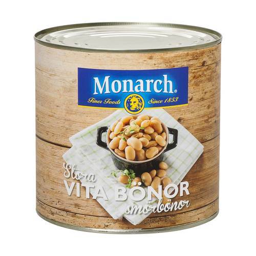 Smörbönor, Stora vita bönor, 2,6 kg (avrunnen vikt 1,5 kg)