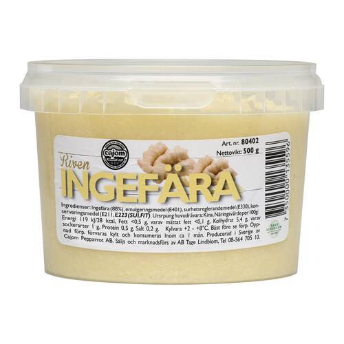 Riven ingefära, 500 g