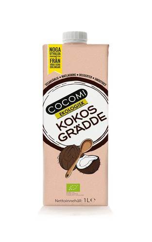 Kokosgrädde 22% UHT, Tetra, 1 l