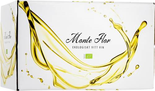 Monte Flor 13,4% vitt vin, bag-in-box, ekologisk, 10 l
