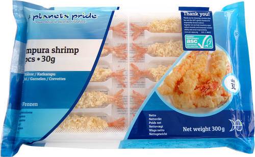 ASC Rejer i tempura dej, 300 g