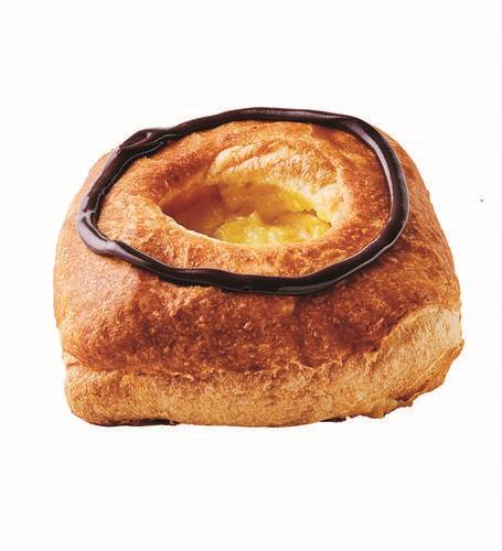Dansk fastlagsbulle med grädde, 2 påsar, brun glasyr, 48 x 110 g
