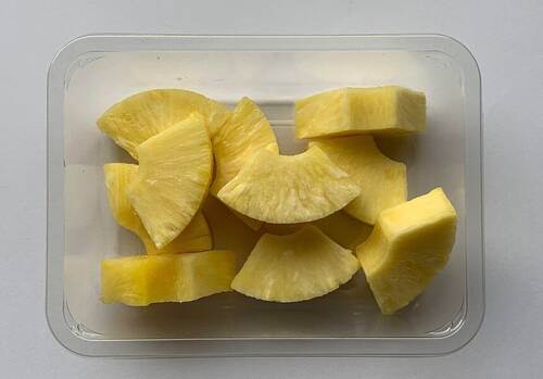 Ananas i kvarte skiver, 1 kg