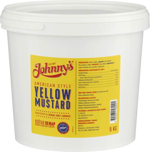 Yellow mustard hink, 5 kg