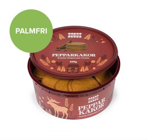 Pepparkakor runda, burk, 300 g
