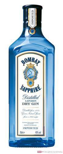 Bombay Sapphire 40%, gin, 70 cl