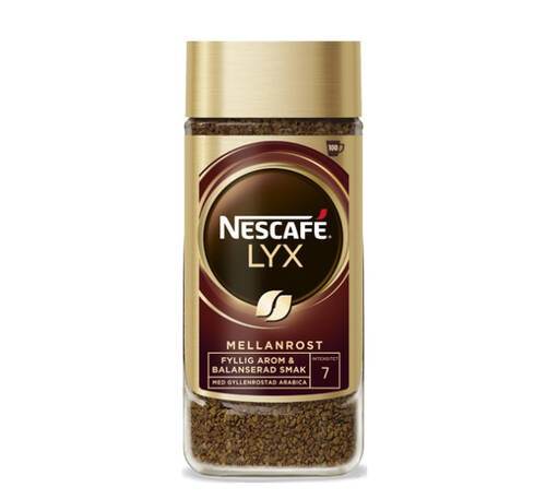 Nescafé Lyx Mellanrost, glasburk, 200 g