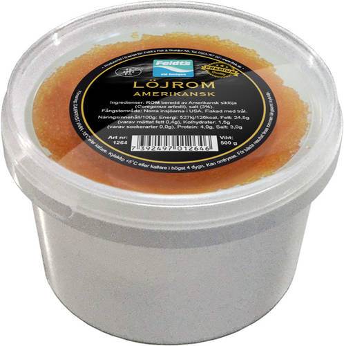Amerikansk löjrom, premium, 500 g