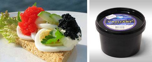CaviART svart (vegansk kaviar), 500 g