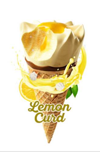 Lemoncurd Gräddglass, 140 ml