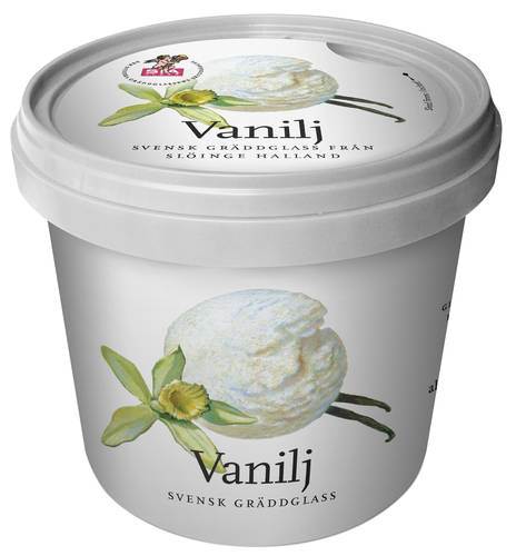 Bägare Vanilj Gräddglass, 110 ml