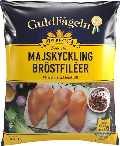 Majskyckling bröstfilé, Sverige, 12 x 1 kg