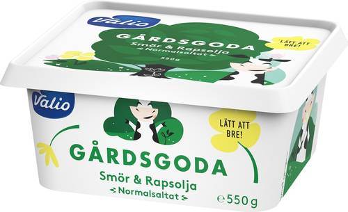 Gårdsgoda Smör & Rapsolja, normalsaltat, 550 g