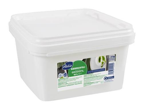 Gräddfil 10%, laktosfri, 2 kg