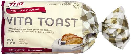 Glutenfritt vitt formbröd, 500 g