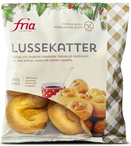 Glutenfria Lussekatter, 250 G