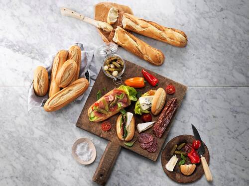 Baguette vete, 70 x 90 g