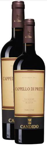 Candido Cappello di Prete 13,5%, rött vin, 75 cl