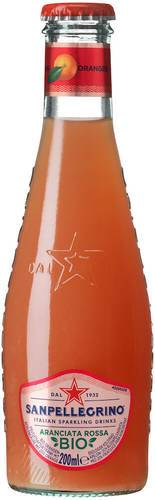 Sanpellegrino Aranciata Rossa, engångsglas, 24 x 20 cl
