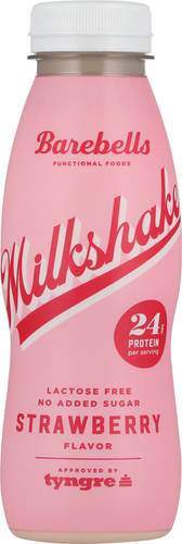Protein milkshake med jordgubb, 330 ml