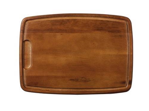 Trancherbräda 50 x 36 x 2 cm med skåra, Akacia, st.