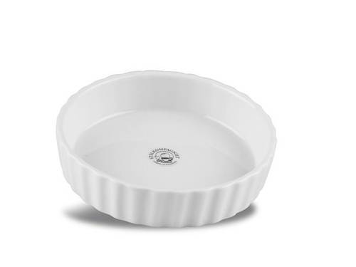 Pajform mini Ø 11 cm, H 2,5 cm, vit