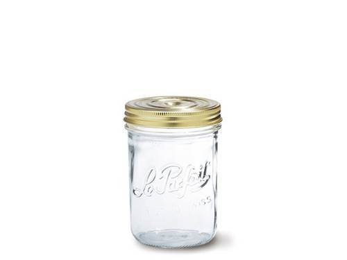 Geléglas 0,75 l med skruvlock, H 14,8 cm, Ø 10 cm