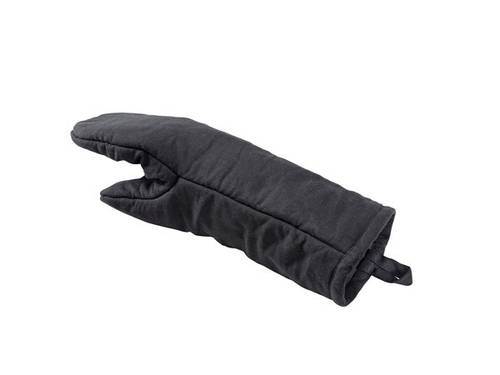 Grytlapp/Grillhandske 32 x 15 cm, svart, 100% bomull