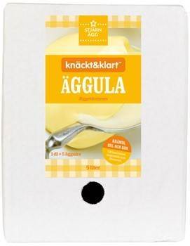 Äggula pastöriserad, Knäckt & Klart, 5 l