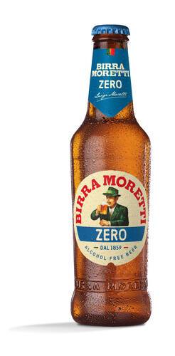 Birra Moretti Zero 0,0%, alkoholfri öl, 33 cl